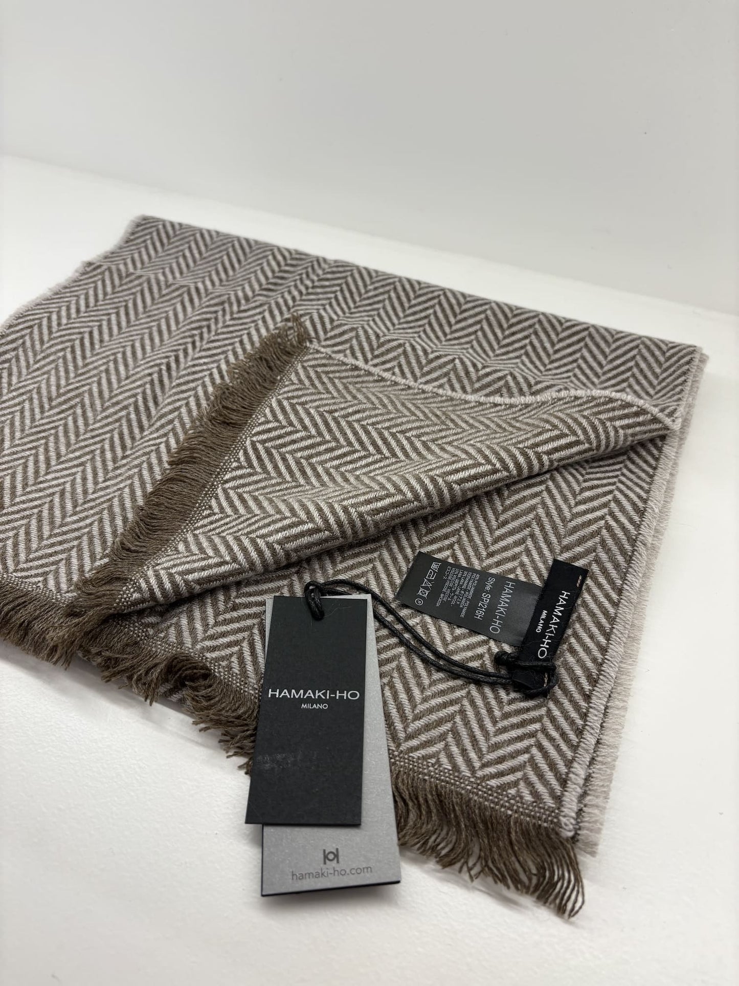 Sciarpa Hamki-Ho con fantasia a contrasto