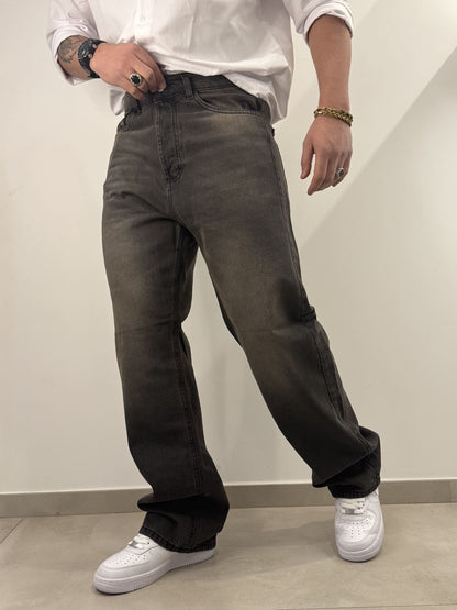 Jeans scuro basic baggy