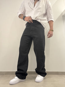 Jeans nero basic baggy