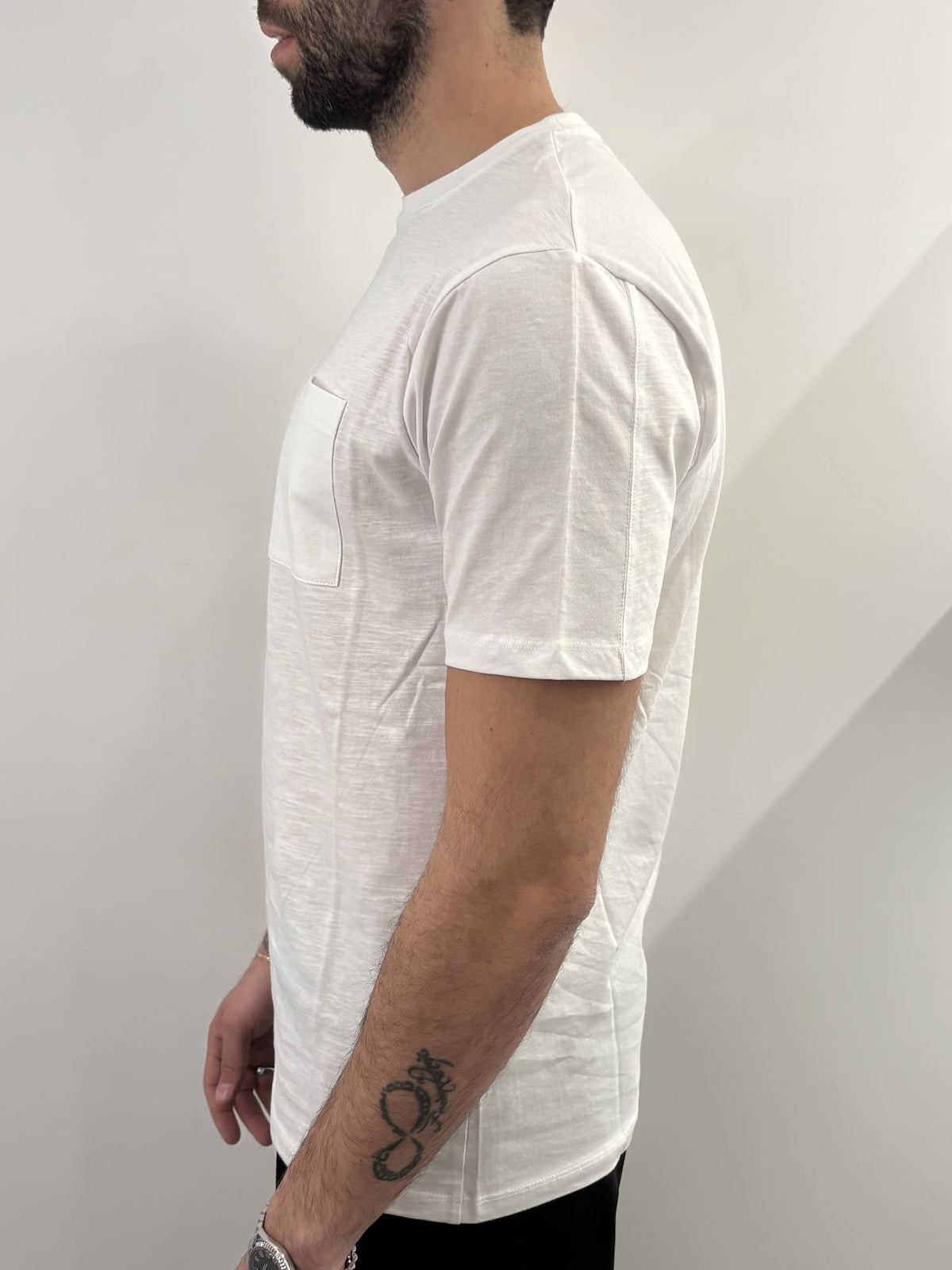 T-shirt Hamaki-ho in cotone bianco