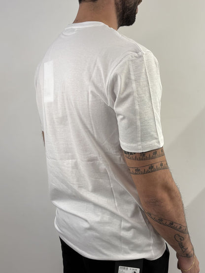 T-shirt Hamaki-ho in cotone bianco