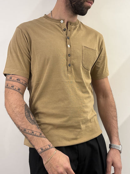 T-shirt Hamaki-ho in cotone fango