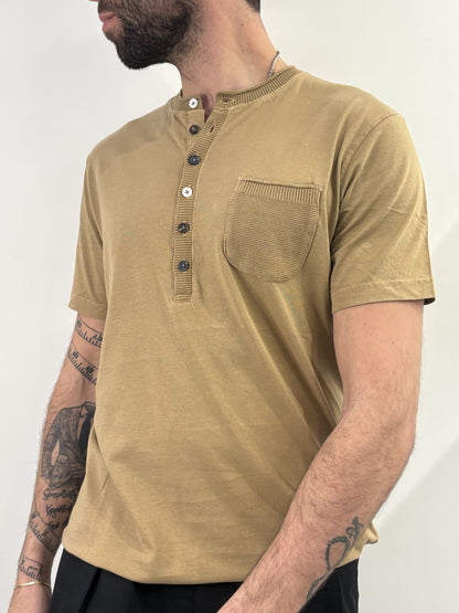 T-shirt Hamaki-ho in cotone fango