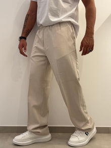 Pantalone uomo con molla in vita