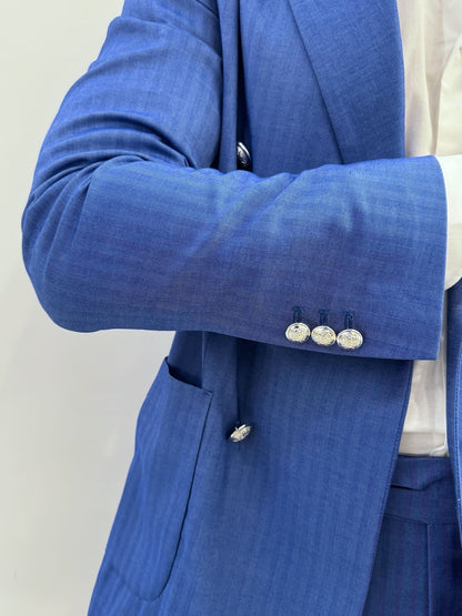 Abito uomo doppio petto solar denim