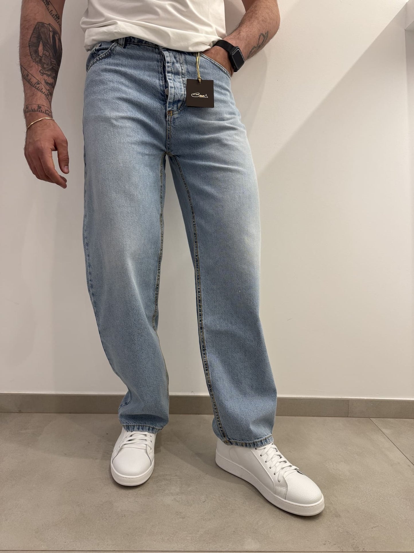 Jeans chiaro baggy