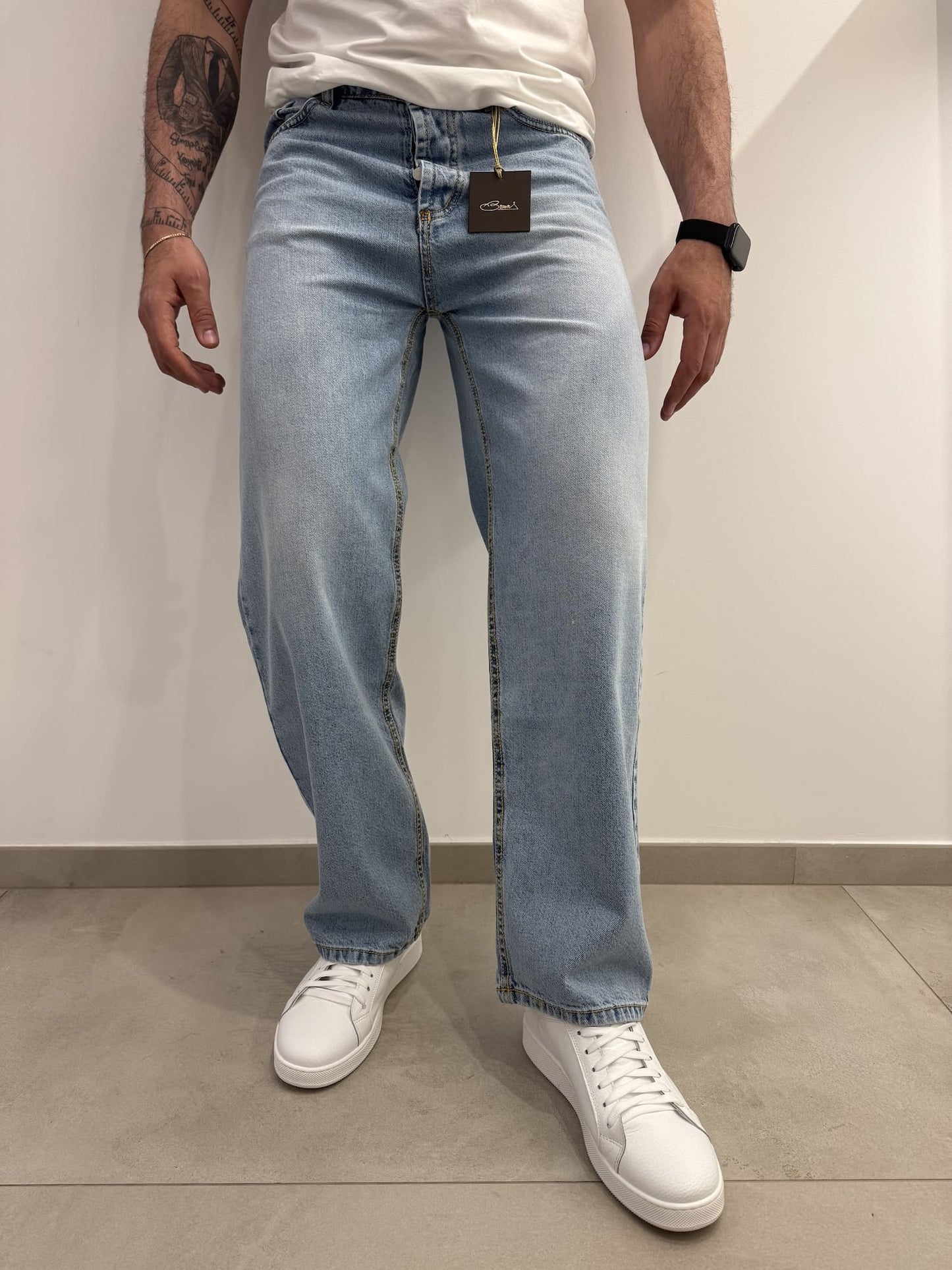 Jeans chiaro baggy
