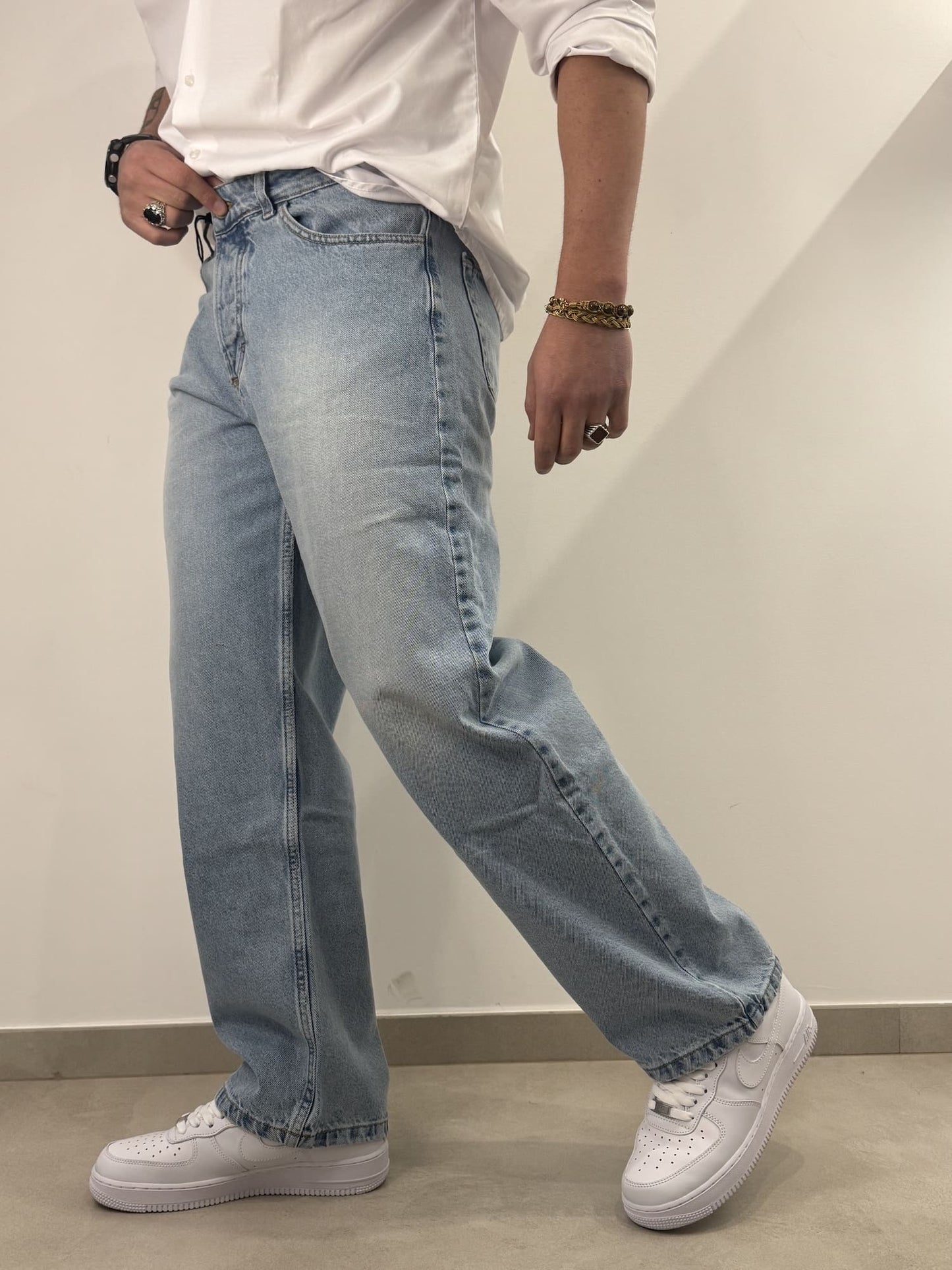 Jeans chiaro baggy