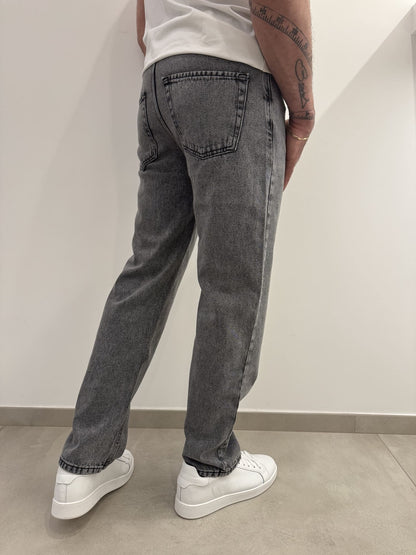 Jeans baggy grigio