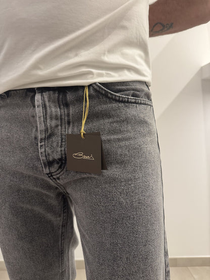 Jeans baggy grigio