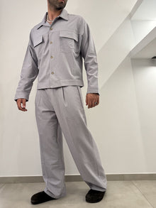 Coordinato baggy grigio