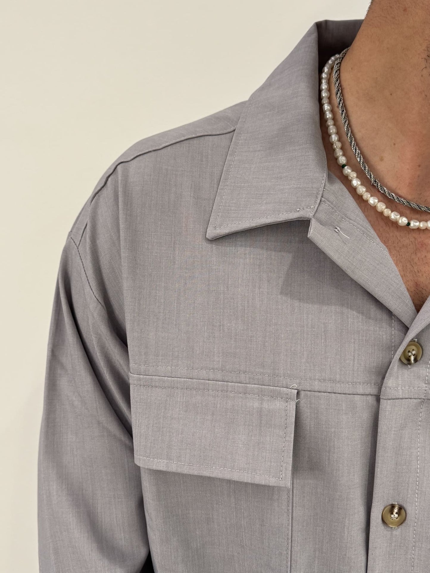 Coordinato baggy grigio