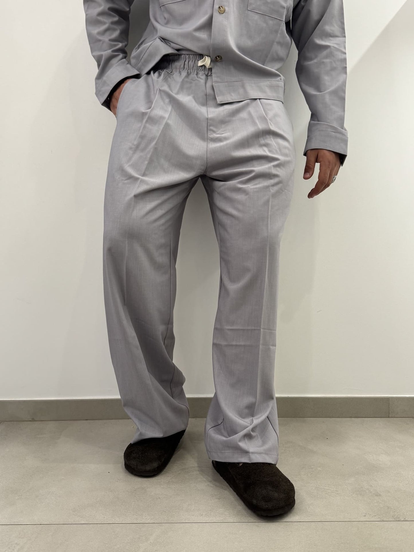 Coordinato baggy grigio