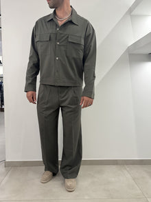 Coordinato baggy verde
