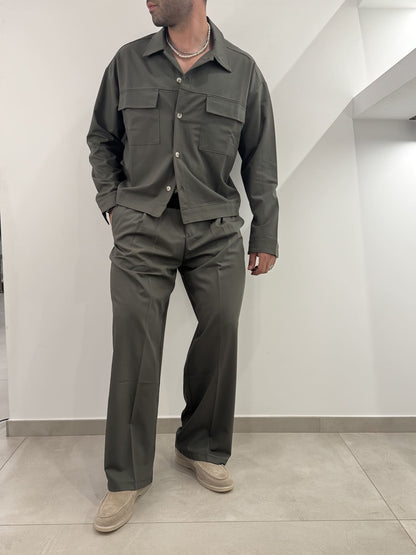 Coordinato baggy verde