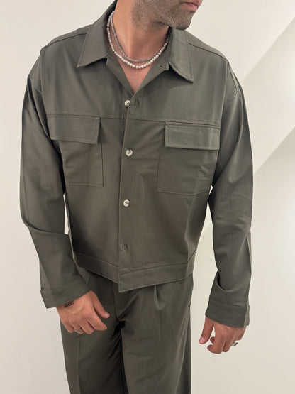 Coordinato baggy verde