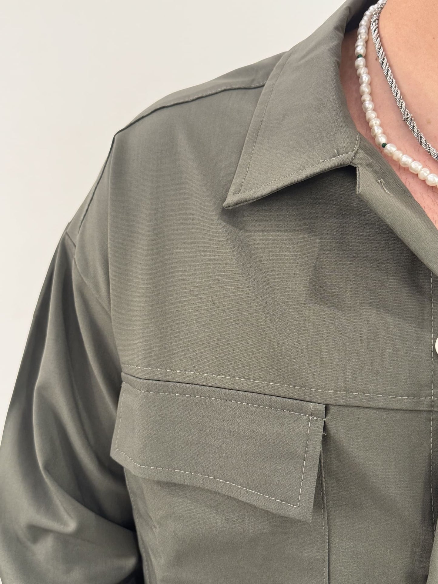 Coordinato baggy verde